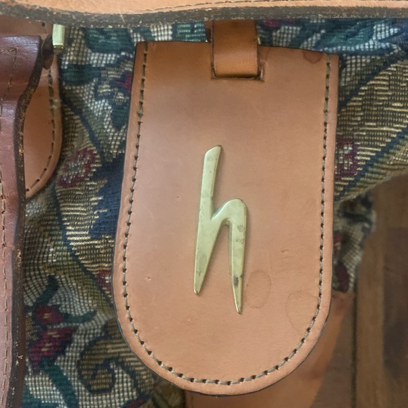 Very Rare Vintage Hartman “FLAME” Tapestry Weekender/duffle Bag - Picture 2 of 9